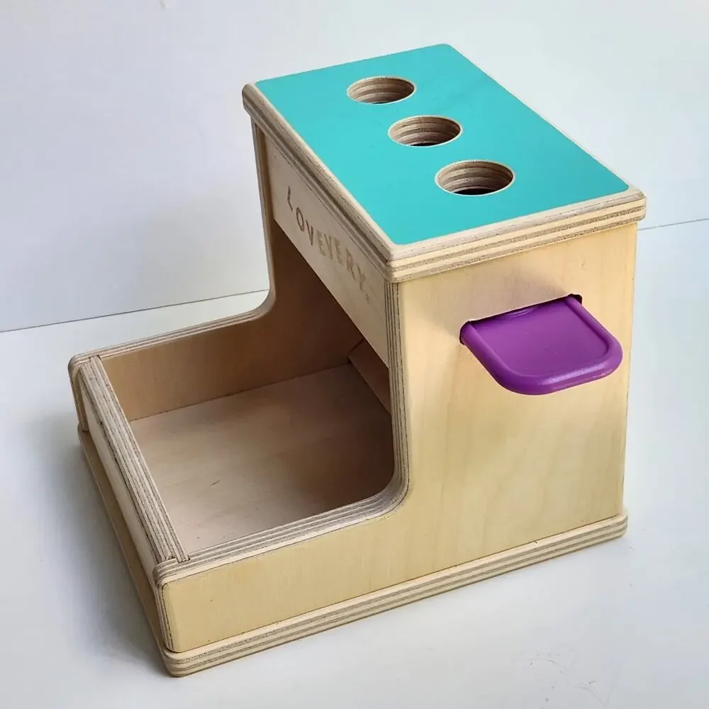 Lovevery Wooden Peg Drop Base Replacement Part Only Montessori Baby Toy No Pegs